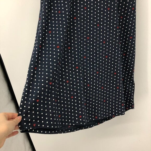 M&S loungewear polka dot navy red sleep t-shirt dress NWT size 10 - Picture 12 of 14